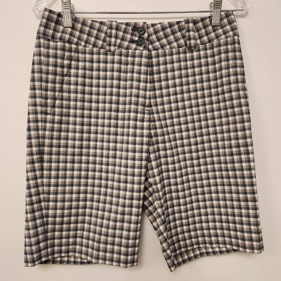 Nike Golf Dri-Fit Golf Shorts Multicolor Checkered Womens Size 4 NEW NWOT - Picture 2 of 11